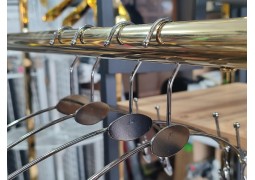 Плечики-вішалка для білизни (чорний хром с прищіпками)